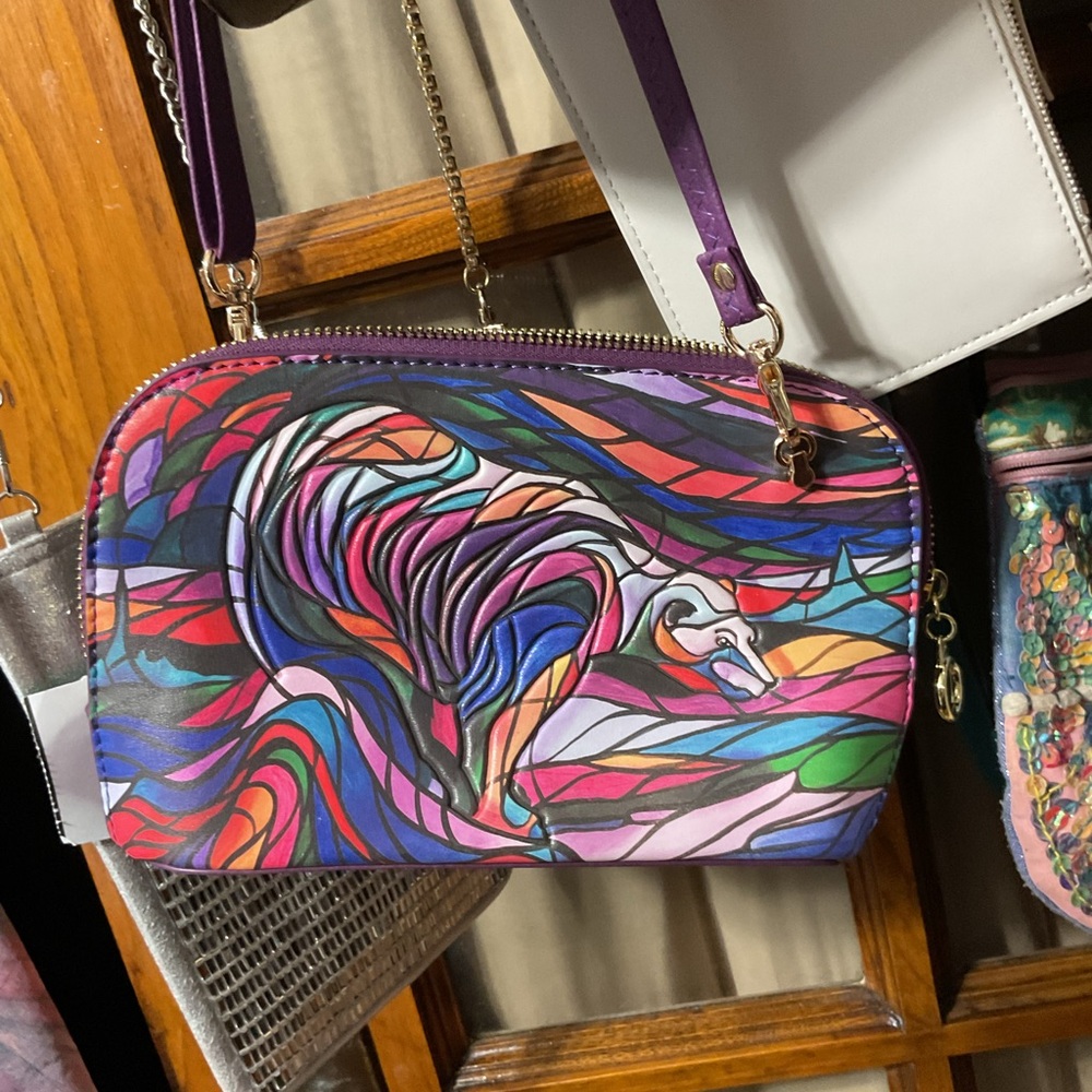 Oscardo Ojibway artist Colorful polar bear , salmon hunter.